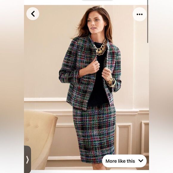 Talbots Tweed Skirt Suit - Picture 1 of 7